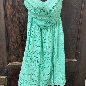 No boundaries lace Teal summer dress size M